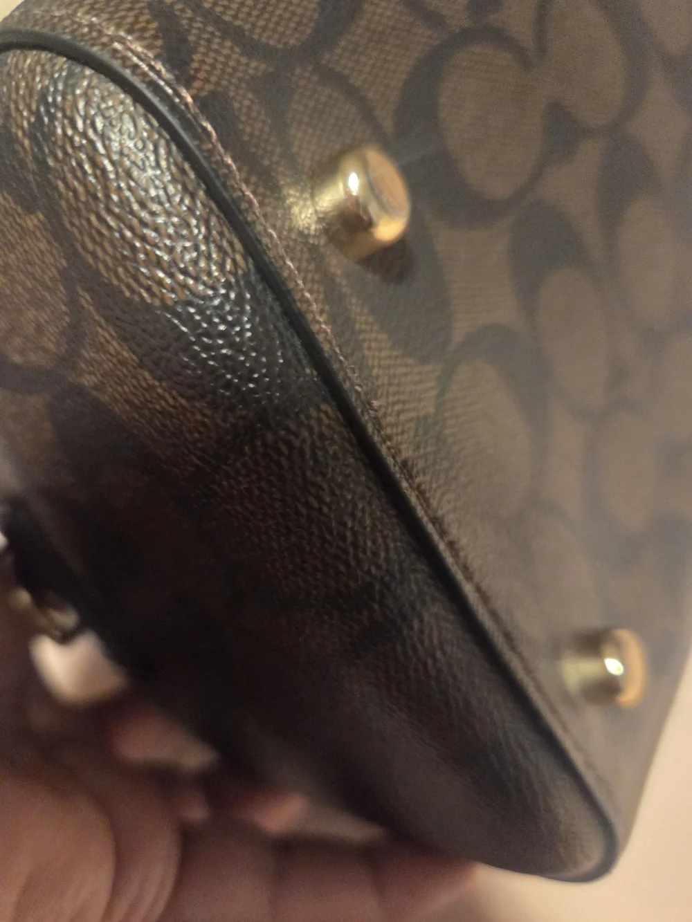 Coach Signature Canvas Satchel and Wallet Set in Brown